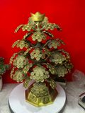  Cây tài lộc bằng đồng, mang lại may mắn, tài lộc cho gia chủ cao 48cm 