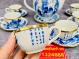  Bộ ấm chén Trúc lâm Thất Hiền dáng cao sang trọng, tinh tế 