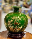  Bình Hút Lộc Phong Thủy màu xanh lá cây 