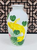  LỌ HOA BÁT TRÀNG VẼ CÁ CHÉP 