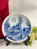  ĐĨA MEN TRÀM VẼ HOẠ TIẾT PHI 18CM 