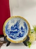  ĐĨA MEN TRÀM VẼ HOẠ TIẾT PHI 16CM 