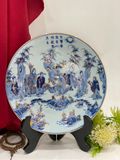 ĐĨA MEN TRÀM VẼ VÀNG HOẠ TIẾT PHI 26CM 