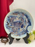  ĐĨA MEN TRÀM VẼ VÀNG HOẠ TIẾT PHI 26CM 