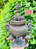  Lư hương đồng 30cm 