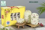  Bộ bát ăn Bát Tràng gồm 10 chiếc 