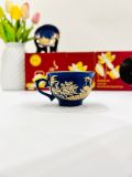  BỘ ẤM CHÉN ĐÀI CÁT MEN TÍM THAN CÔNG VÀNG(Có hộp giấy) 