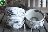  BÁT TỨ CẢNH BÁT TRÀNG (BỘ 10 BÁT) 