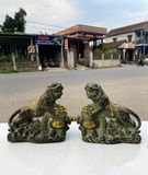  CẶP TƯỢNG HỔ ĐỒNG ÔM HŨ TIỀN 