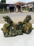  CẶP TƯỢNG HỔ ĐỒNG ÔM HŨ TIỀN 