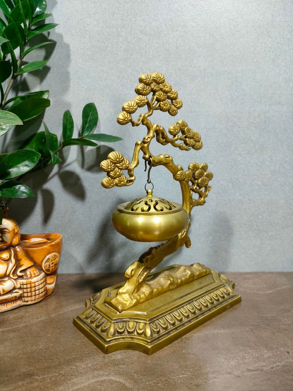  XÔNG TRẦM TREO CÂY TÙNG VÀNG (TẶNG NỤ TRẦM) 