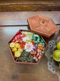  Hộp Đựng Bánh Kẹo Phúc Lộc Thọ Gỗ Hương Đá 