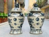  BỘ ĐÔI CHOÉ 40L HOẠ TIẾT LONG CHẦU NGUYỆT (2 CHIẾC) 