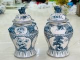  BỘ ĐÔI CHOÉ 40L HOẠ TIẾT TỨ CẢNH (2 CHIẾC) 