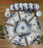  SET BÁT ĐĨA 7 MÓN VẼ HOẠ TIẾT TINH XẢO 