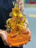  TƯỢNG QUAN ÂM TỨ THỦ NGỒI LƯU LY CAO 26CM 