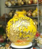  BÌNH hút lộc CHỮ PHÚC dát vàng  (phi 33 - 36cm) 