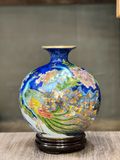  BÌNH HÚT TÀI LỘC VẼ CÔNG NGŨ SẮC 30CM 