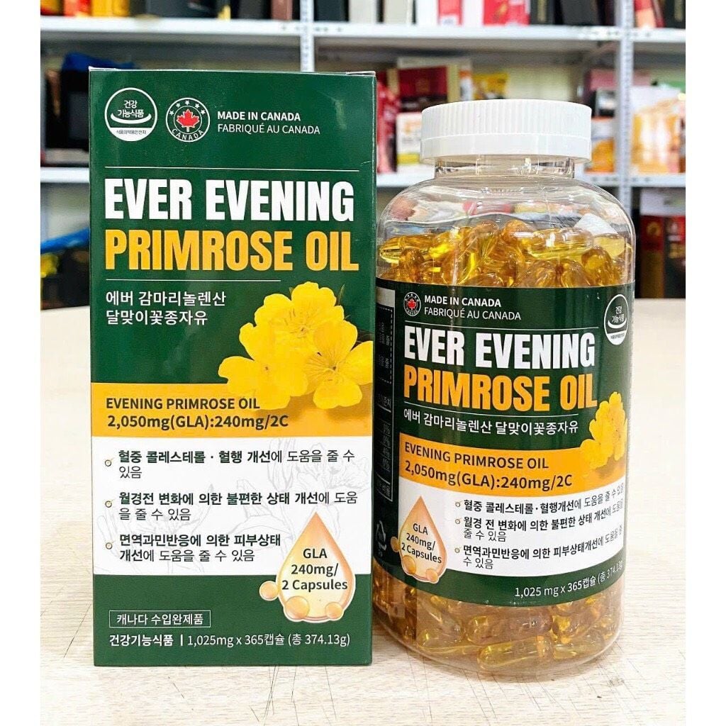  VITAMIN TINH DẦU HOA ANH THẢO XANH Evening Primrose Oil 