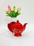  BỘ ẤM CHÉN MEN ĐỎ MÃ ĐÁO THÀNH CÔNG 650ML 