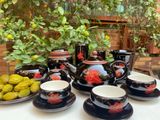  BỘ ẤM CHÉN LÁ PHONG COBAN KÈM PHỤ KIỆN 
