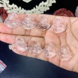  Mặt phật di lặc thạch anh trắng size 24.3 x 23.8mm 