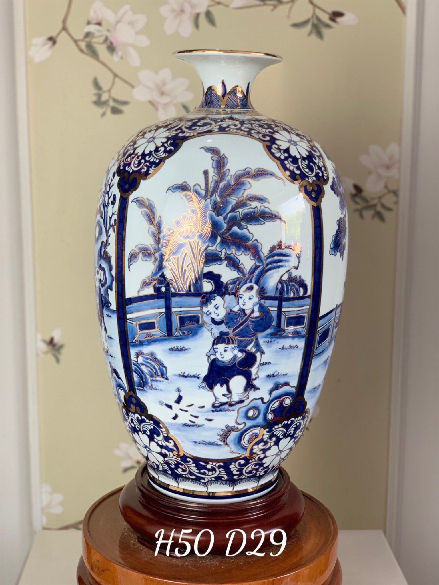  BÌNH HÚT LỘC SƠN THUỶ DÁNG BÍ 50CM 