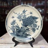  ĐĨA CẢNH PHONG THUỶ MEN TRÀM HOẠ TIẾT PHI 30CM 