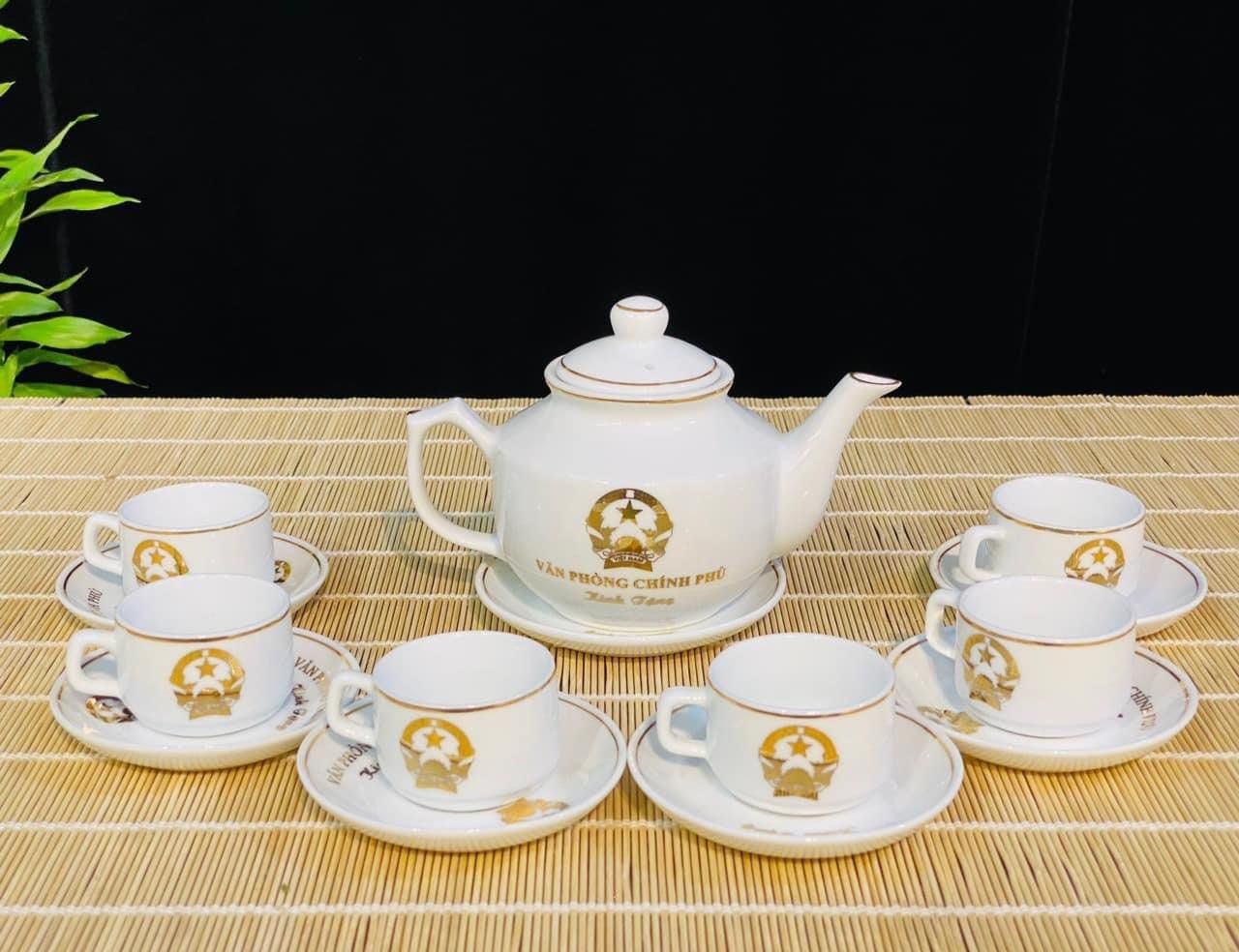  [ĐẶC BIỆT] BỘ ẤM CHÉN VĂN PHÒNG CHỈNH PHỦ 