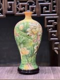  MAI BÌNH TÀI LỘC VẼ SEN 3D 50CM 