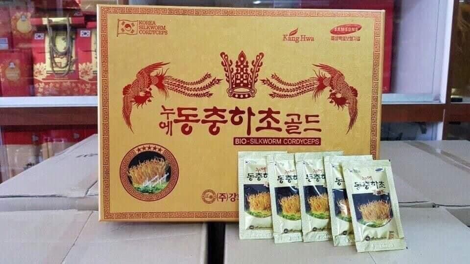  {NHẬP KHẨU HÀN QUỐC] ĐÔNG TRÙNG HẠ THẢO NƯỚC GỖ VÀNG KANGWHA 