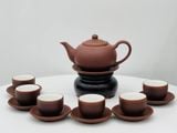  [BÁT TRÀNG] BỘ ẤM CHÉN MEN SA TỬ DÁNG CHUÔNG (NHIỀU MẪU) 