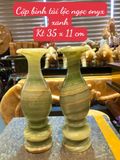  CẶP BÌNH NGỌC ONYX XANH (KT 35X11CM) 