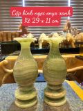  CẶP BÌNH NGỌC ONYX XANH (29X11CM) 