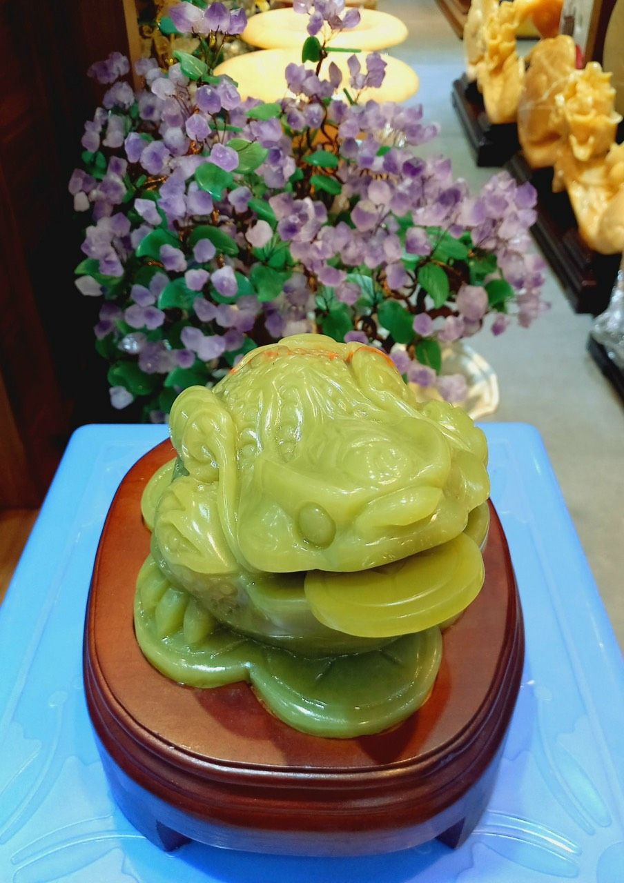  THIỀM THỪ NGỌC ONYX XANH 
