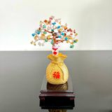  [ĐỒ PHONG THUỶ] TÚI TIỀN TÀI LỘC (25CM) 