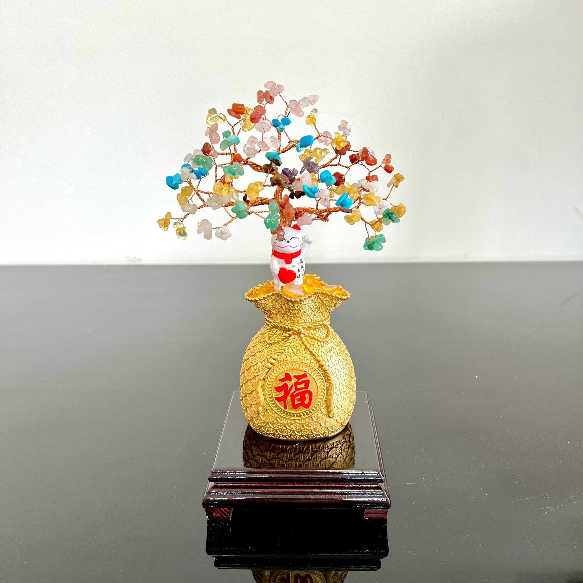 [ĐỒ PHONG THUỶ] TÚI TIỀN TÀI LỘC (25CM) 