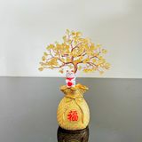  [ĐỒ PHONG THUỶ] TÚI TIỀN TÀI LỘC (25CM) 