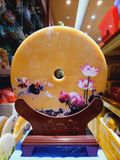  ĐỒNG TIỀN ĐỒNG ĐIẾU PHONG CẢNH ĐÁ NGỌC HOÀNG LONG 