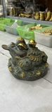  TƯỢNG THIỀM THỪ CÕNG THỎI BẠC (CAO15CM) 