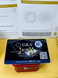  Bông tai Kim Cương Moissanite vàng 10k xoáy gen đá 4LY 