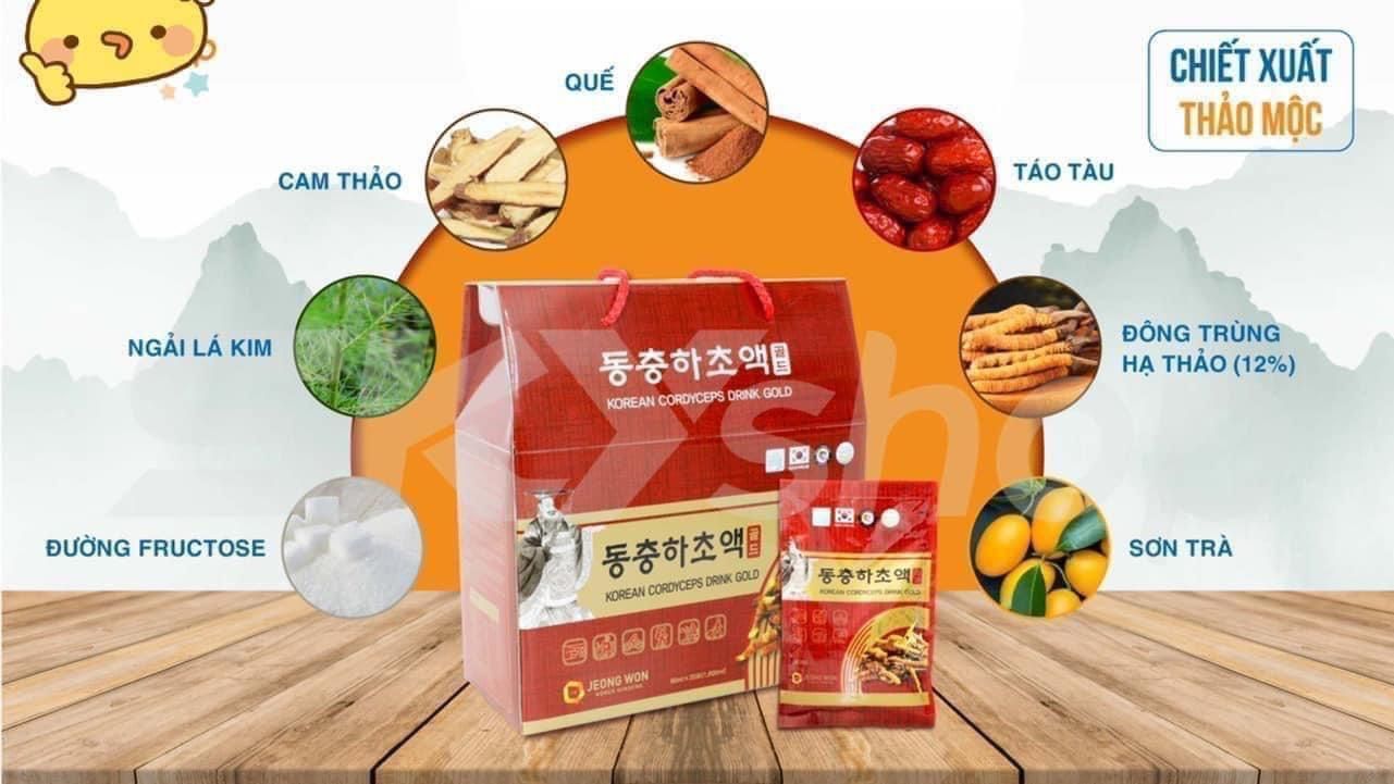  [Hàng Hàn Quốc] NƯỚC ĐÔNG TRÙNG HẠ THẢO JEONG WON 