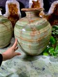  CẶP BÌNH PHÚ QUÝ NGỌC ONYX XANH (CAO36CM) 