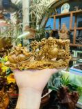 TƯỢNG PHẬT DI LẶC KÉO BAO TIỀN (Kt:6-9-20cm) 
