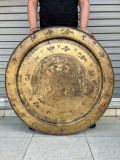  MÂM  ĐỒNG  MẶT  TRỐNG   SIÊU  TO  82cm 