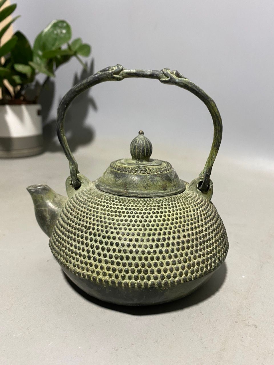  ẤM  ĐỒNG  CŨ 