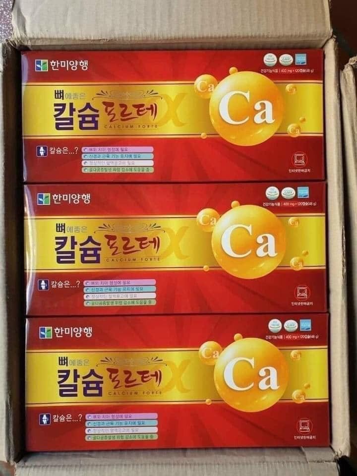  VIÊN UỐNG CANXI HÀN QUỐC 