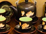  Bộ ấm chén tử sa hoa sen cao cấp 