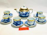  Bộ ấm chén pha chè gốm sứ cao cấp 