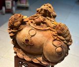  Chum Tam Cóc Tài Lộc: Biểu Tượng May Mắn và Thịnh Vượng Trên Gỗ Điêu Khắc 